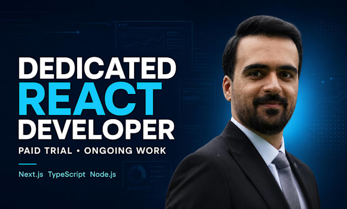 be your dedicated react and next js developer for saas