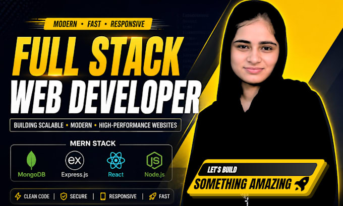 be your expert full stack developer for react js website development