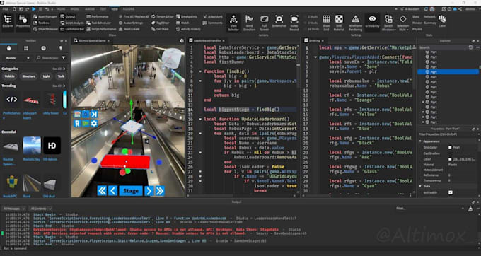 fix roblox game bugs, script errors, glitches, lua bug and roblox studio issues