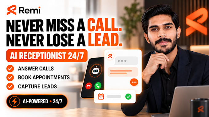 build ai receptionist chatbot for support and appointment booking