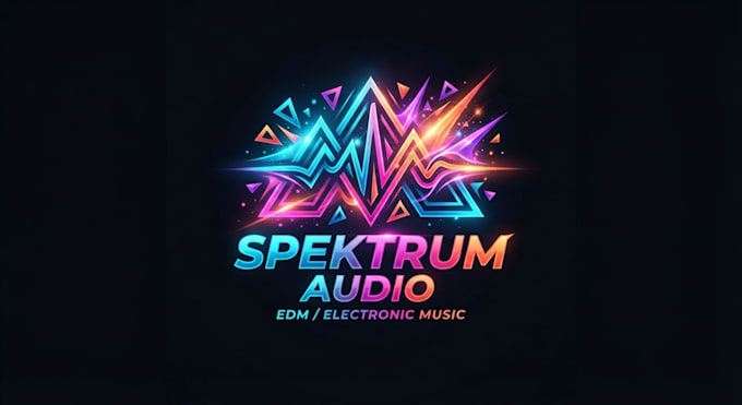 design an energetic edm logo for your brand