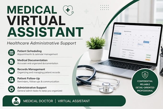 be your medical virtual assistant