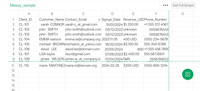 clean , format, and fix your excel and CSV files using python