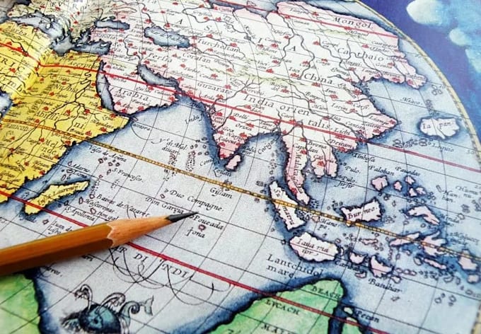 design vector map, tourism map, tourist map, wayfinding map, hiking map design