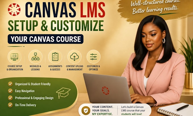 design and setup your complete canvas lms online course