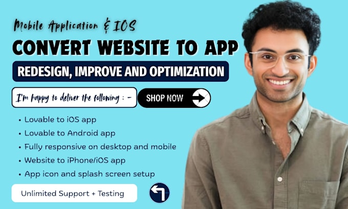 convert website to app, lovable to ios and android app, webview app, web to app