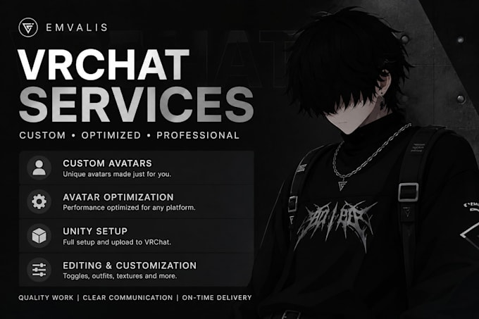 create, customize, and optimize your vrchat avatar
