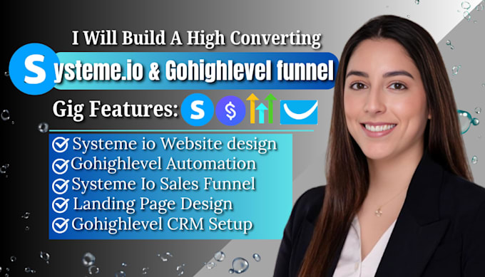 do systeme io sales funnel gohighlevel landing page gohighlevel CRM automation