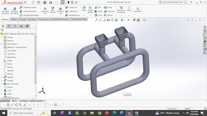 create 3d cad, drawings, and product designs in solidworks