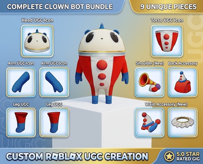 model a roblox ugc bundle from scratch