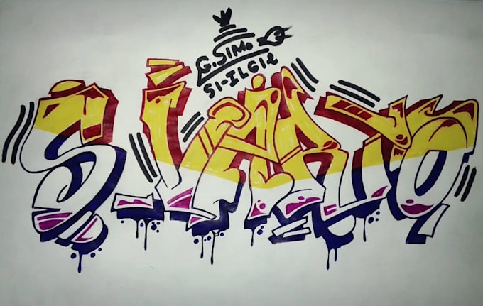 create a unique graffiti design for you