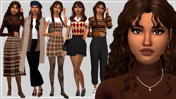 create custom sim for sim 4, design cc mods, the sims, sim character