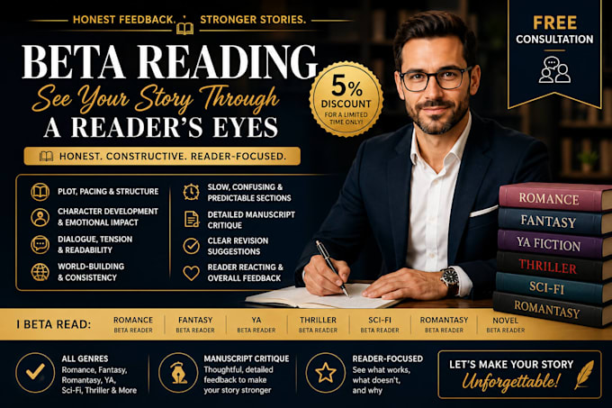 beta read romance beta reader fantasy ya novel beta reader thriller beta reader