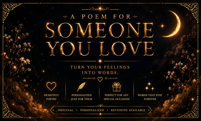 write a heartfelt poem for your loved one
