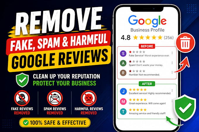 remove fake, bad, negative or harmful google maps business review
