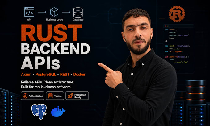 build and integrate rust backend apis with axum