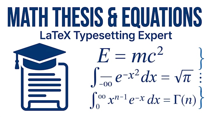format and typeset your document in latex overleaf with equations