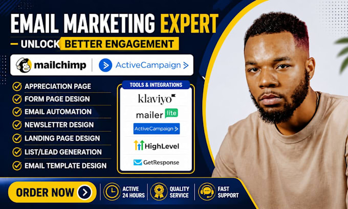 setup activecampaign automation email marketing mailchimp landing page
