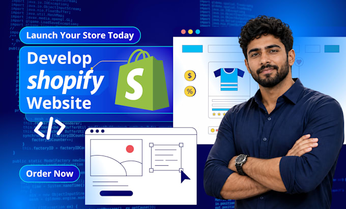 do shopify website design, create shopify store, or shopify dropshipping store