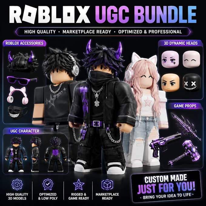 model from scratch a roblox ugc bundle