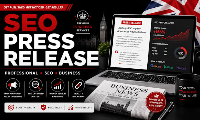 write a professional SEO press release for your business