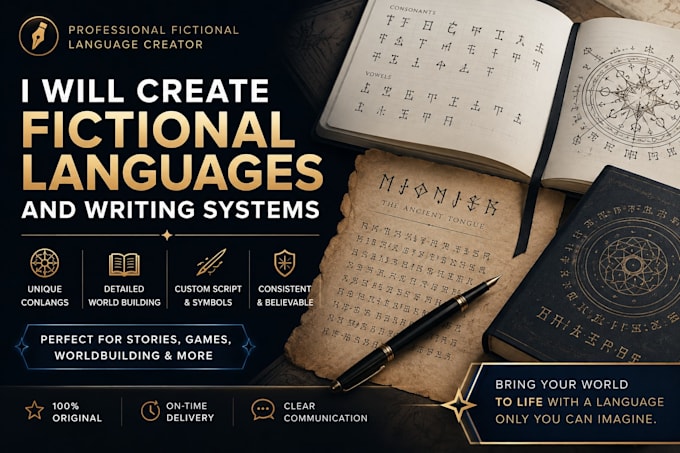 create your realistic fictional language or conlag