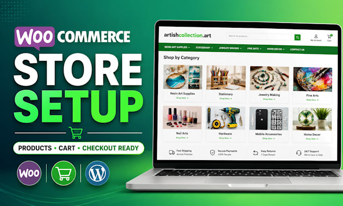 we will build a woocommerce ecommerce store for you