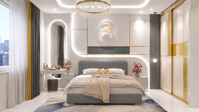 create realistic 3d home interior rendering and visuals