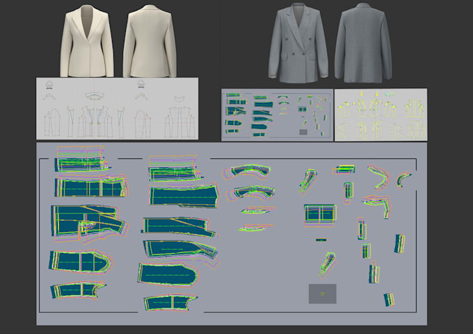 do 2d pattern making, and 3d virtual clothing fitting in clo 3d