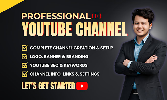 setup and optimize youtube channel with SEO and branding