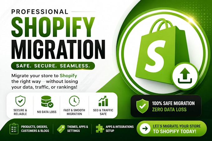 create shopify migration and transferring