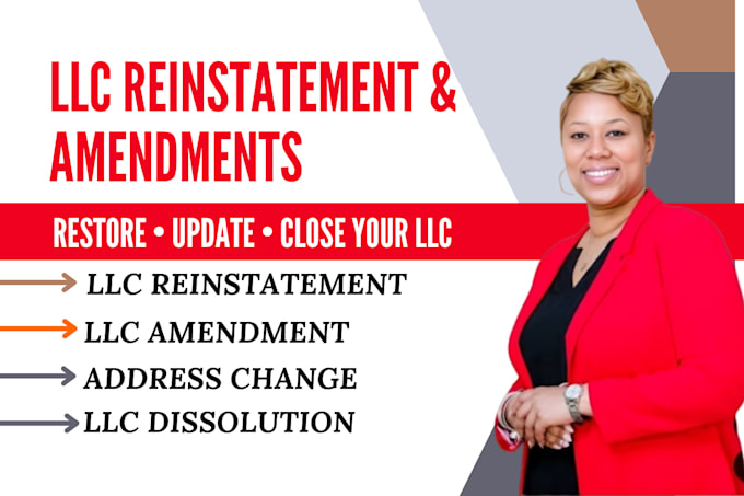 us llc reinstatement llc address change llc amendment llc dissolution close ein