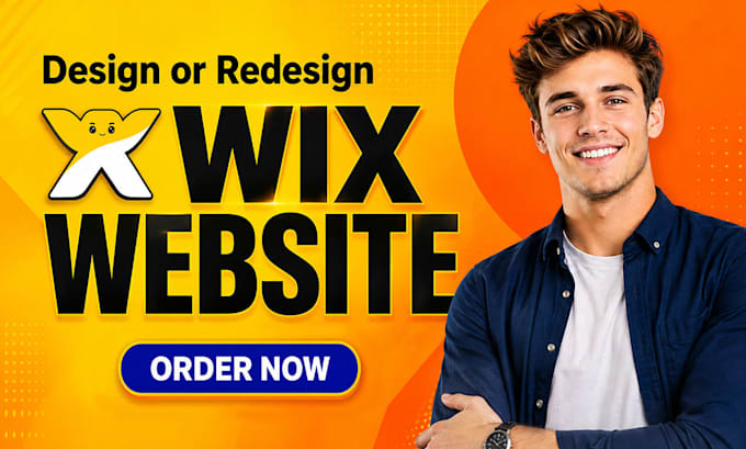 build wix website design, redesign wix website, wix landing page, wix studio