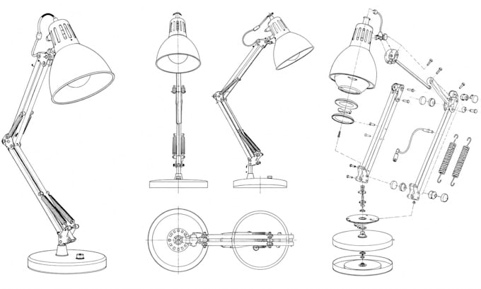 create technical drawings and line art for your product