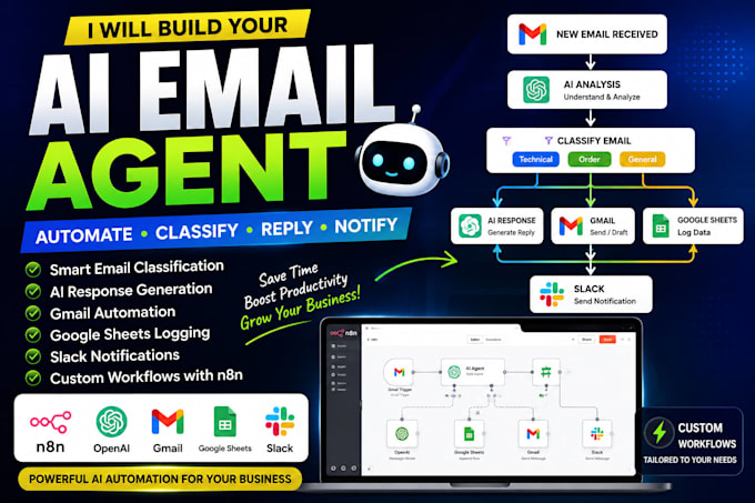 build an ai email automation agent