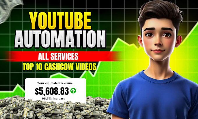 be your faceless editor for faceless youtube automation channel