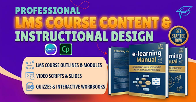 create engaging lms course contents, elearning modules and instructional design