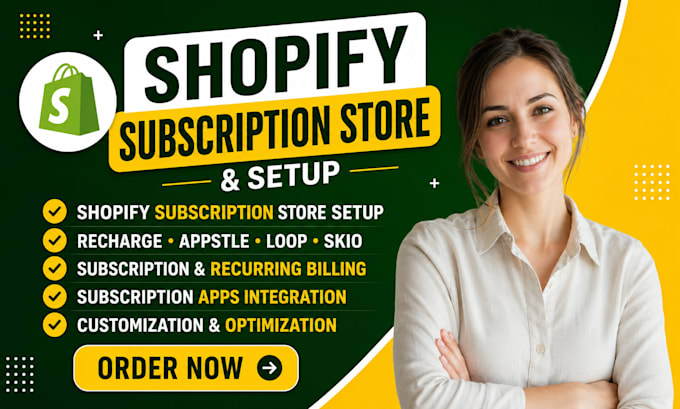 build shopify subscription store with bold recharge appstle recurring billing