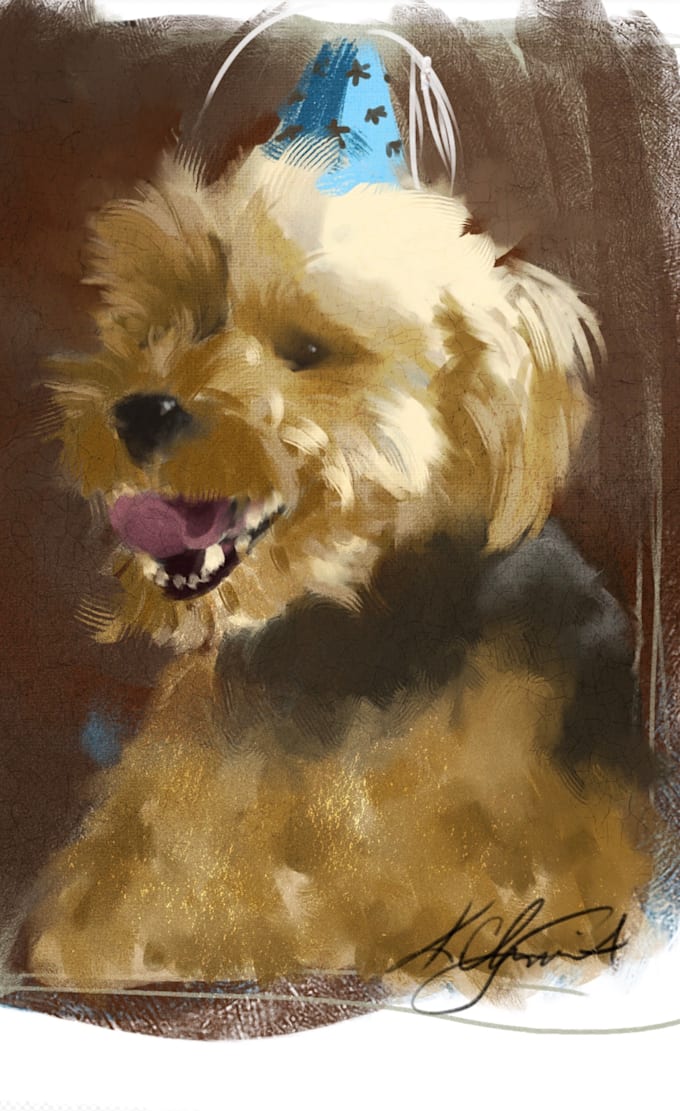 paint your pets portrait