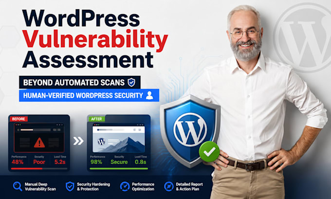 perform wordpress vulnerability assessment and fix issues
