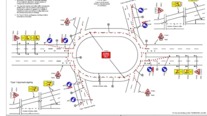 do traffic control plans for road work and construction