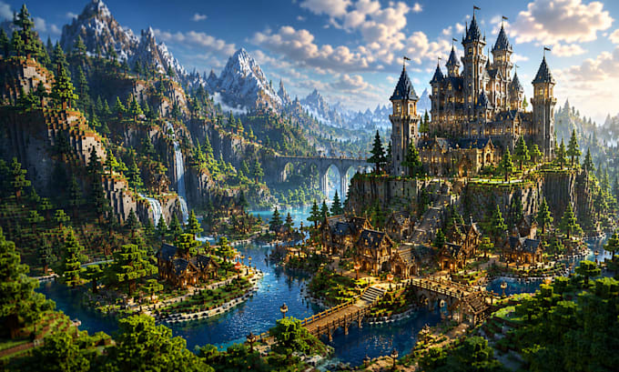 create a custom minecraft map, world, terrain