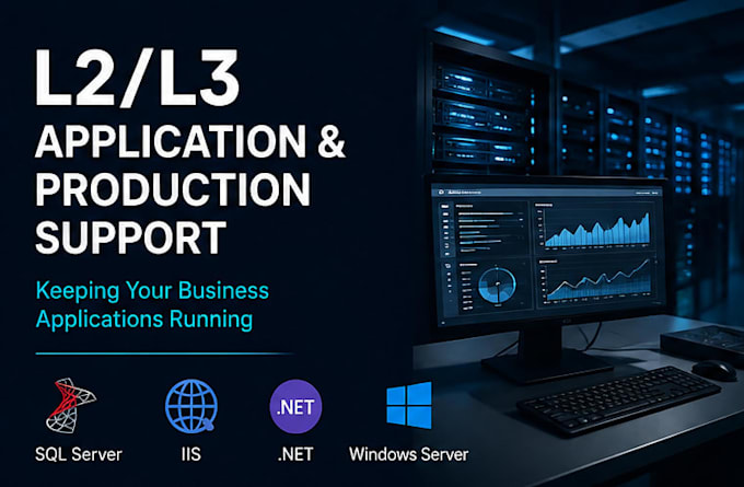 provide production application and windows server support