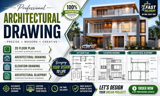 be your architect for 2d floor plan, house layout, layout plans, and drawings