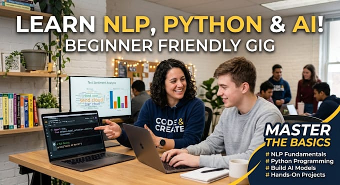 teach you python nlp and ai concepts for beginners and non cs learners