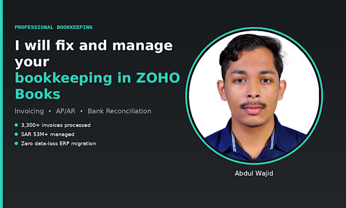 fix and manage your messy bookkeeping in zoho books