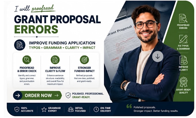 proofread grant proposal errors typos grammar improve funding application