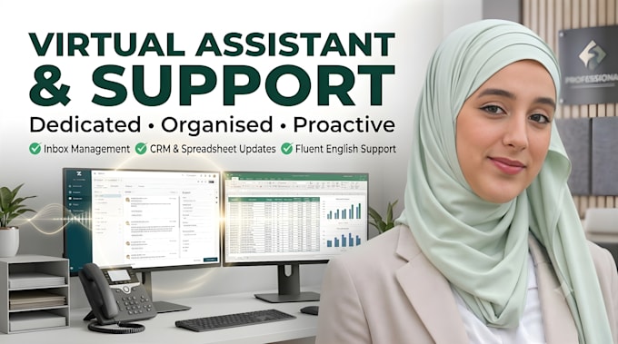 be your reliable english virtual assistant for online tasks