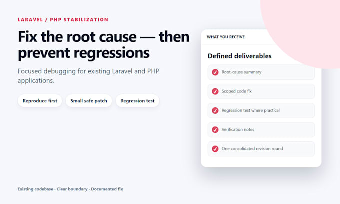 debug and stabilize your laravel or PHP app with regression tests