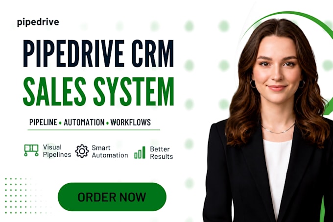 build your pipedrive CRM sales system and automation